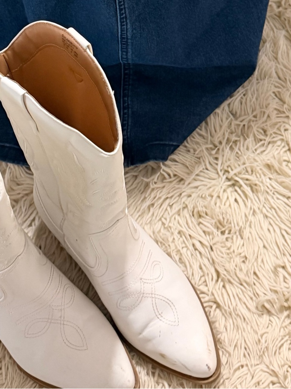 Women’s White Western Cowboy Boots
